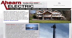 Desktop Screenshot of ahearnelectric.com